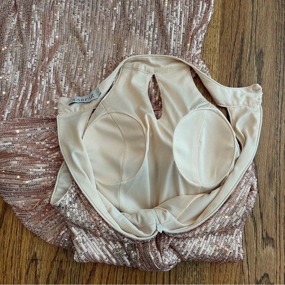 Aarfar Elegant Sequin Halter Dress - Picture 7 of 9